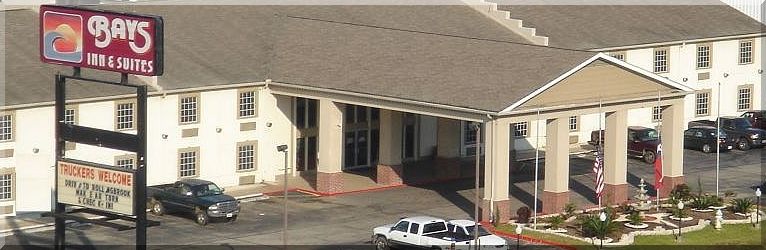 Bays Inn & Suites Motel located in Baytown TX Texas. The Hotel offers great lodging with comfortable accommodations